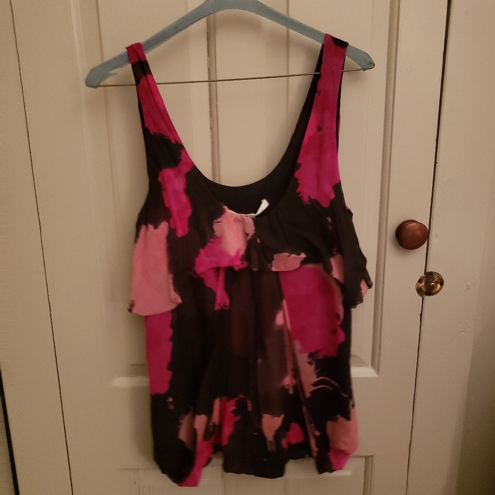 Diane von  Furstenberg Flowy Top Size 8
